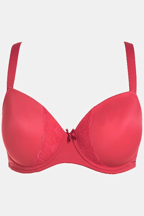 Butterfly Lace Detail Seamless Soft Cup Larissa Fit Underwire Bra, Bras