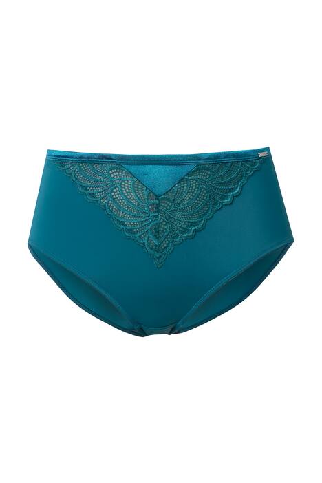 Midi kalhotky, mikrovlákno, krajková vsadka