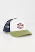 Gorra, insignia con texto