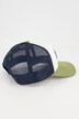 Gorra, insignia con texto