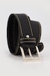 Ceinture en cuir PullUp, boucle en métal, 4 cm de large