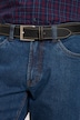 Ceinture en cuir PullUp, boucle en métal, 4 cm de large