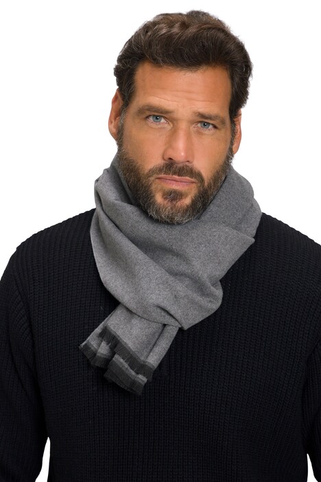 Šál, třásňové okraje, 180x30 cm