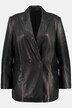 Lederblazer, Wide Fit, echtes Leder, Langarm, Premium