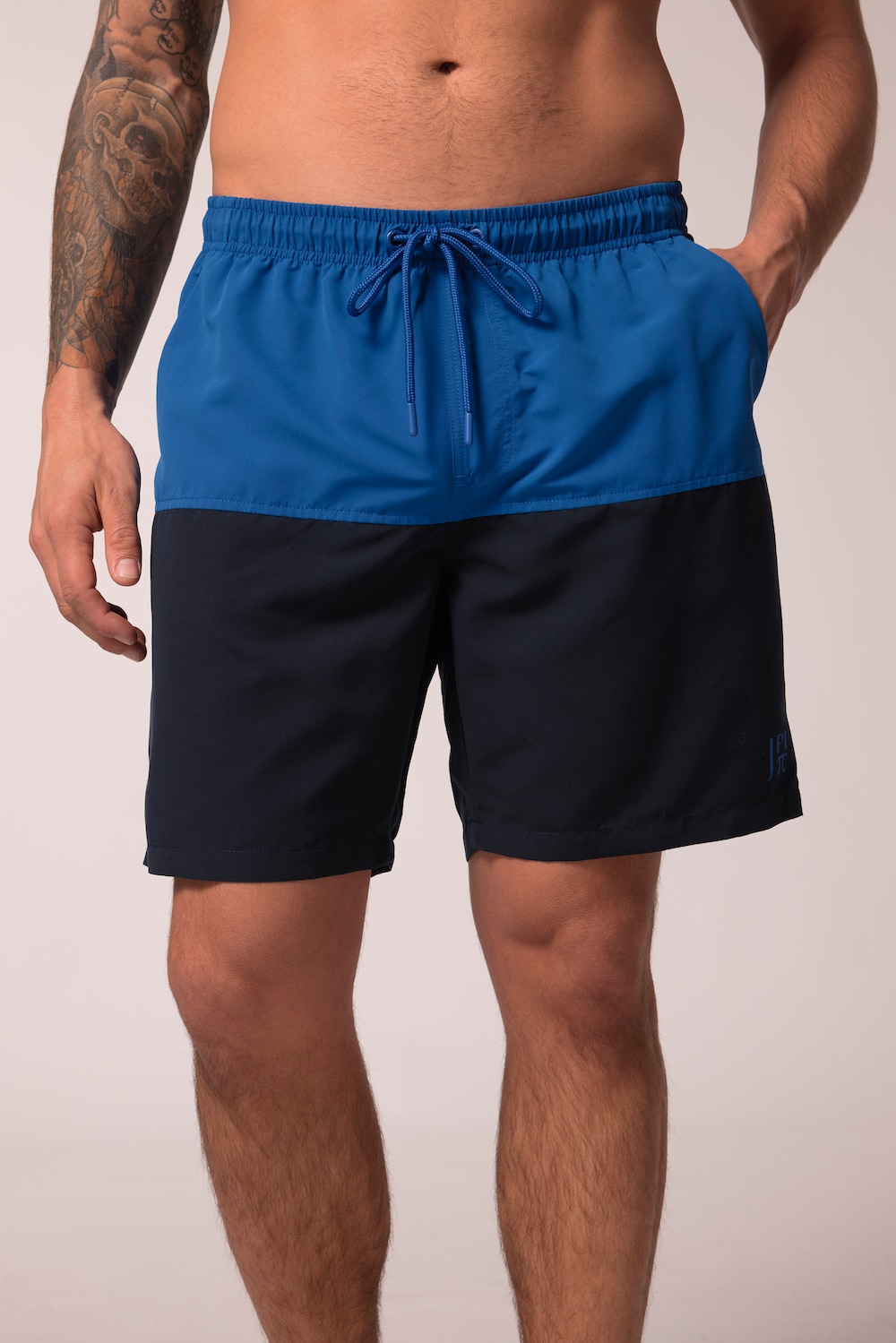 JAY-PI zwemshorts, beachwear, elastische band, tweekleurig