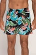badshorts, Beachwear, resårlinning, blommönster