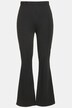 Leggings con orlo svasato, righe sottili e cintura elastica