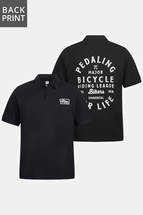 Polo de JAY-PI, technologie FLEXNAMIC® bras court, collection Bikewear, tricot piqué