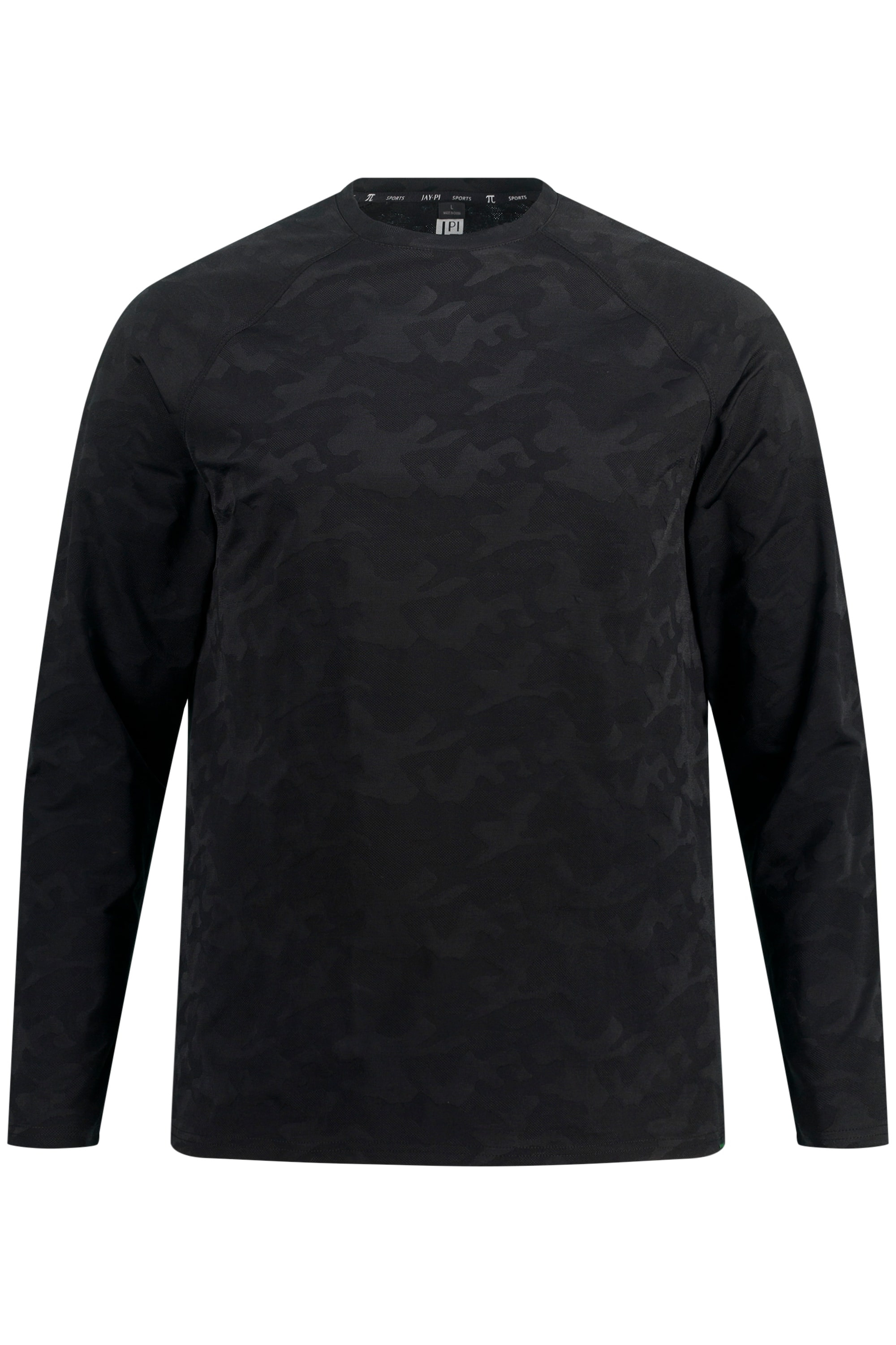 JAY PI große Größen JAY PI Longsleeve Fitness Camouflage Langarm 811789