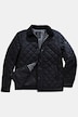 Blouson matelassé, col en velours côtelé et fermeture à glissière