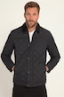 Blouson matelassé, col en velours côtelé et fermeture à glissière