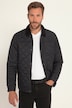 Blouson matelassé, col en velours côtelé et fermeture à glissière