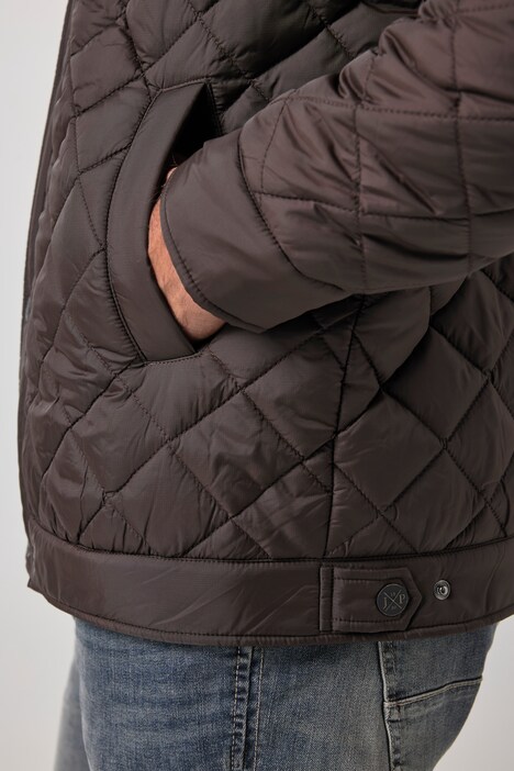 Steppjacke, Cordkragen, Zipper