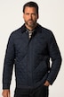 Blouson matelassé, col en velours côtelé et fermeture à glissière