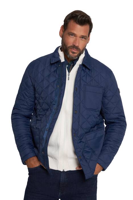 Prošívaná bunda, límeček, zip, do 8XL