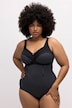 Shaping bodysuit, krijtstrepen, geïntegreerde BH