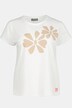 Wellness T-Shirt, Blüten Print, Mesh am Rückensaum, Halbarm
