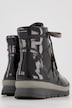 Boots, Jana Shoes, Lederoptik, Bergsteiger-Look, Weite H