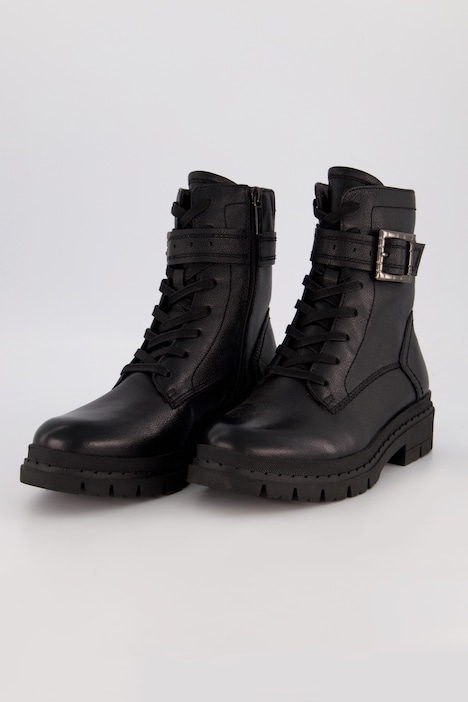 Tamaris Leder-Boots, Zipper, | Weite H Schuhe Stiefel | Plüschfutter