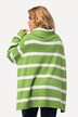 Stripe Fine Knit Turtleneck Sweater