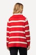Rollkragen-Pullover, Ringel, kurz, Langarm
