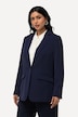 Triacetate Blend Lapel Collar Fully Lined Blazer
