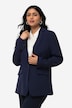 Triacetate Blend Lapel Collar Fully Lined Blazer