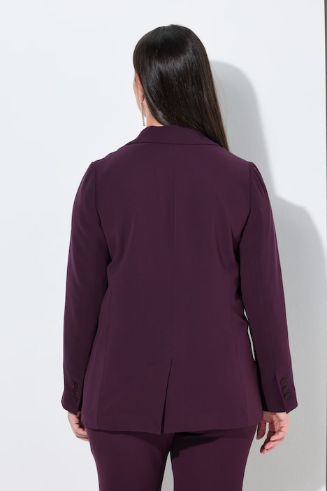 Blazer, Acetat, Reverskragen, Knopfverschluss