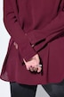 Hemdbluse, oversized, Krepp, Langarm