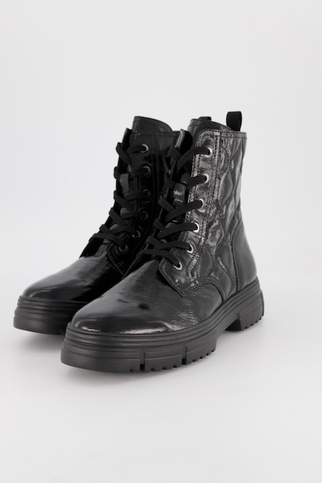 Voorman mat oosters Caprice lakleren boots, stiksel, comfortabele wijdte | Laarzen | Schoenen