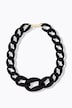 Collier court et imposant, maillons extra-larges