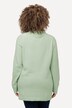 Drawstring Tie Neck Stretch Sweater