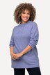 Drawstring Tie Neck Stretch Sweater