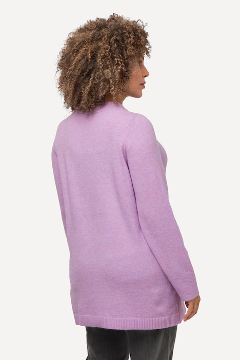 Drawstring Tie Neck Stretch Sweater | Sweater | Sweaters