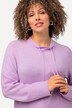 Drawstring Tie Neck Stretch Sweater