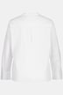 blouse, overslag, opstaande kraag, lange mouwen, biologisch katoen