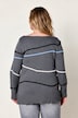 Pullover, U-Boot-Ausschnitt, Langarm, Biobaumwolle