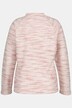 Eco Cotton Jacquard Stripe Partial Button Sweatshirt