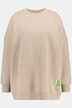 Sweatshirt, oversized, Statement Patch, Rundhals, Langarm