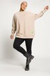 Sweatshirt, oversized, Statement Patch, Rundhals, Langarm