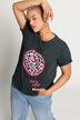 Koszulka z nadrukiem, okrągły dekolt, wzór w cętki, SmileyWorld