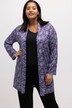 Matte Jersey Shawl Collar Open Front Jacket