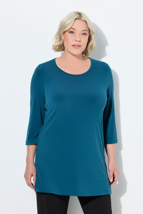 Matte Jersey Round Neck Tunic