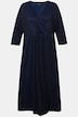 Matte Jersey Empire Surplice A-line Pocket Dress