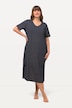 Circle Print Short Sleeve Cotton Knit Nightgown