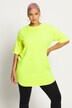 T-shirt, oversized, ronde hals, korte mouwen