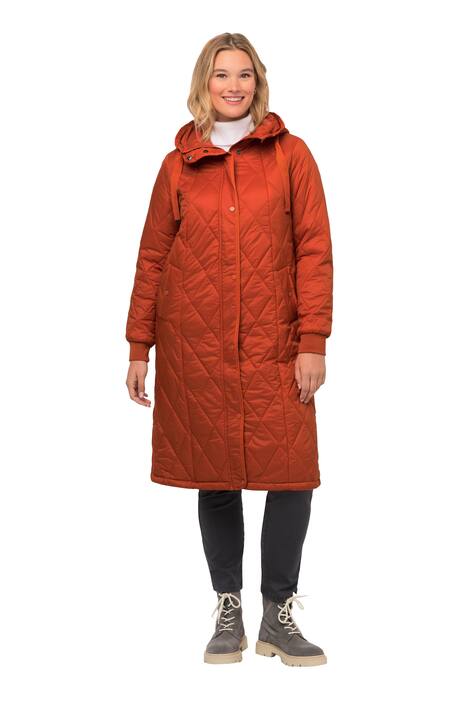 HYPRAR prošívaný kabát, nepromokavý, dvoucestný zip