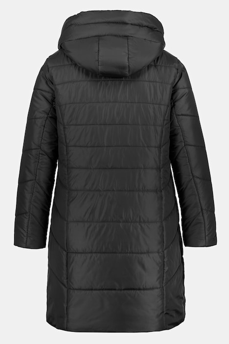 HYPRAR Seam Detail Triple Function Fully Lined Quilted Jacket | Quilted ...