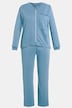 Loungewear-Jumpsuit, Oversized, V-Ausschnitt, Langarm