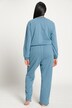 Loungewear-Jumpsuit, Oversized, V-Ausschnitt, Langarm